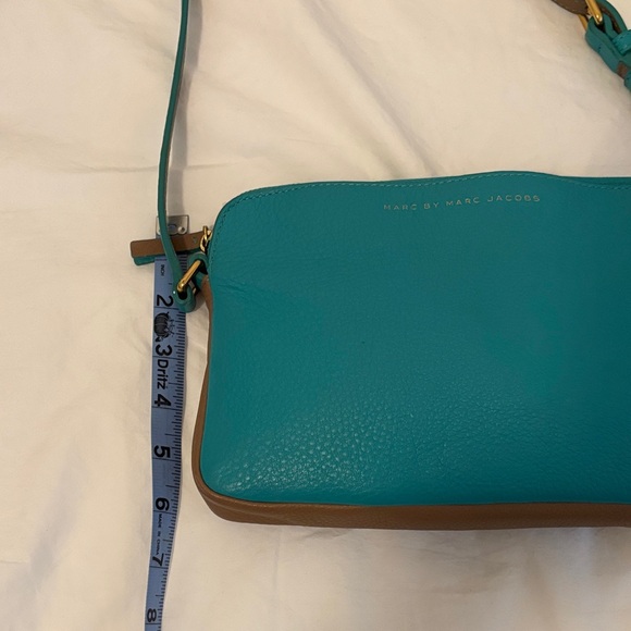 Marc by Marc Jacobs Turquoise and Tan Crossbody Bag - Picture 13 of 14